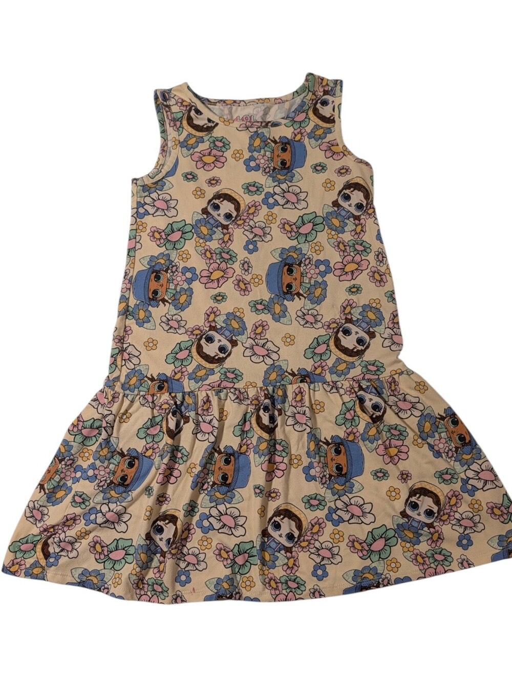 L.O.L. Surprise! Girls' Sleeveless Floral Character Dress Size Medium 7/8 - Picture 4 of 6